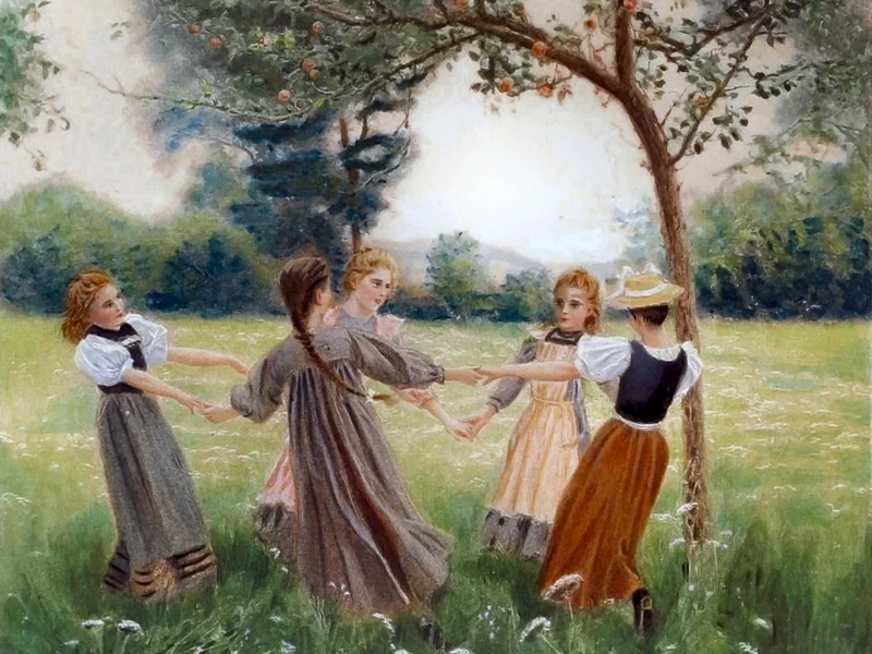 1863-Jules-Alexis Muenier - Il girotondo dei bambini